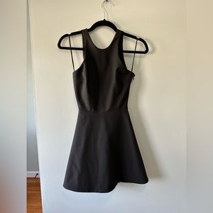 Elizabeth & James Black Skater Style Dress